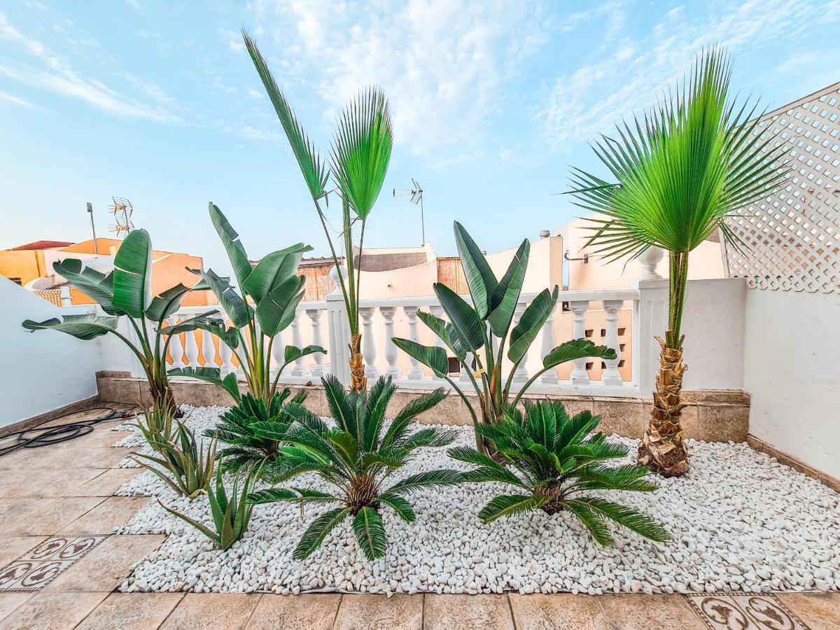 Designer Haus 120qm mit Dachterrasse, tollem Meerblick, Parkplatz, Netflix, Garten Costa Adeje  Exterior foto